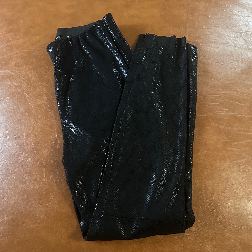 Zara Glossy Black Skinny Pants